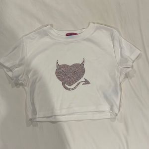 Edikted baby tee 💐 size XS, slightly worn